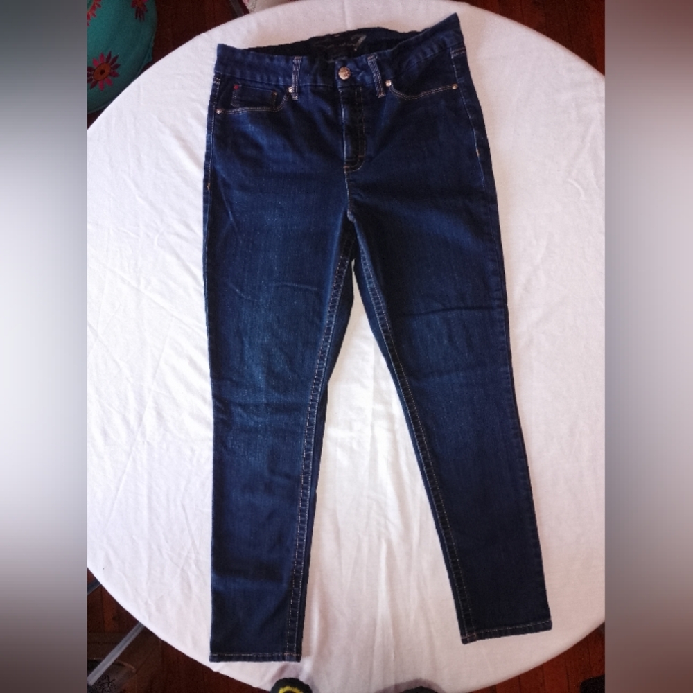 Seven7 Tummyless Skinny Denim Mom Jeans High Waist